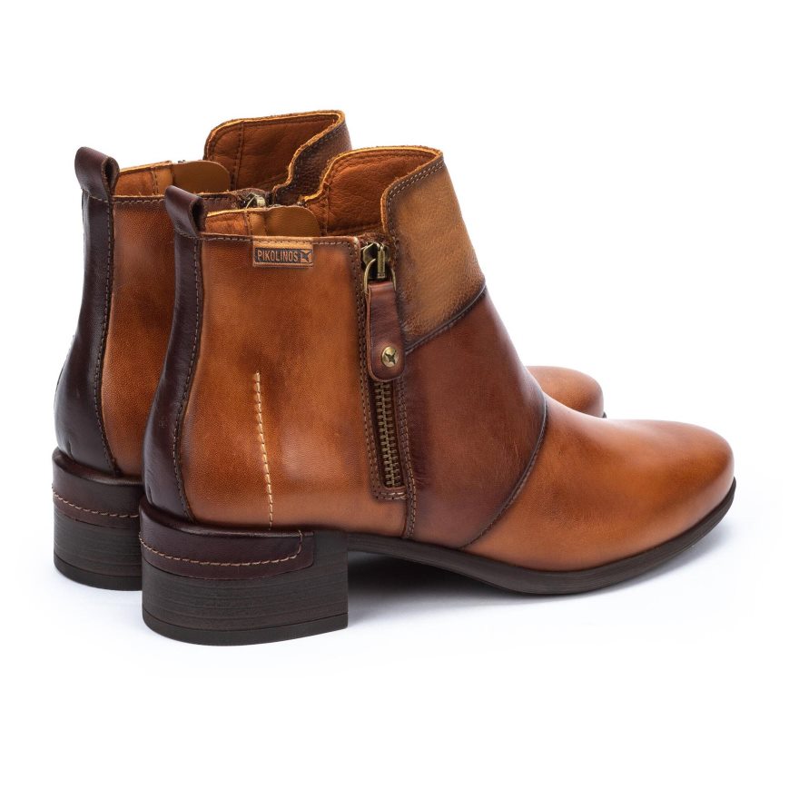 Women's Pikolinos MALAGA Ankle Boots Brown | NZ Y70235A